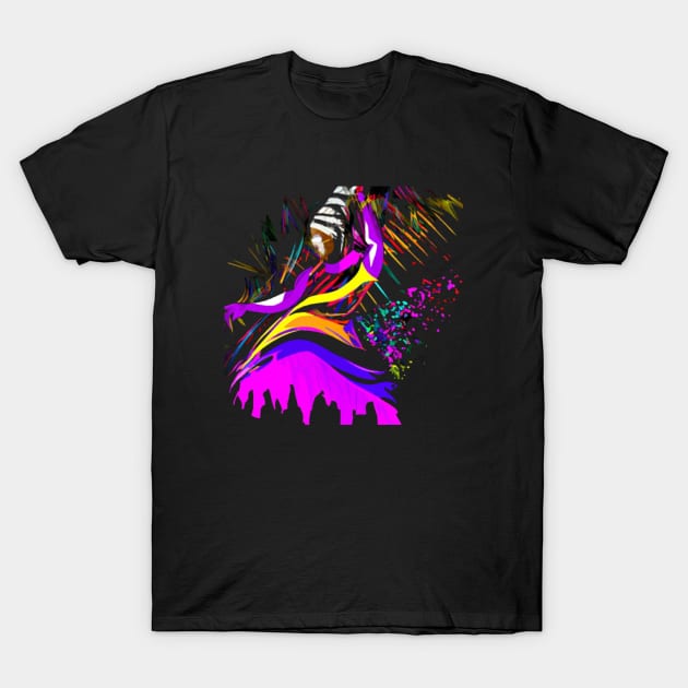 Dance African T-Shirt by 7 Gold Iron Media